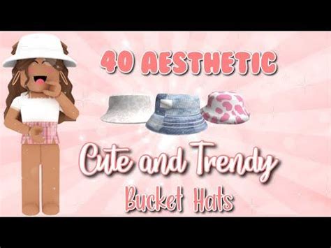 40+ Aesthetic Roblox bucket hat codes!