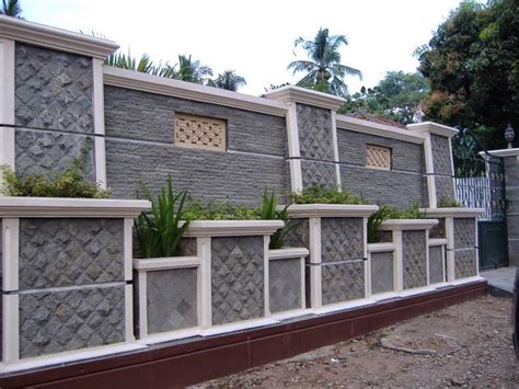 40 Model Pagar Tembok Minimalis | Pagar | Pinterest | Fences, Walls and