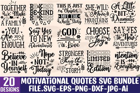 Download 40 Motivational Bundle | Motivation Files DXF Files