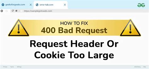 How To Fix 400 Bad Request Request Header Or Cookie Too Large
