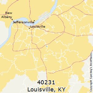 40231 Zip Code Map