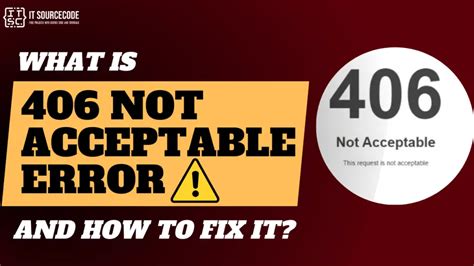 406 not acceptable error code