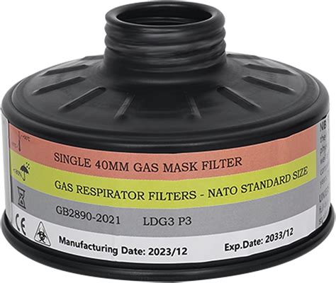 40mm Gas Mask Filter