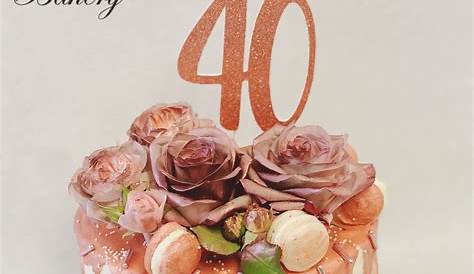 40th Birthday Cake Designs For Her 20 Of The Best Ideas s