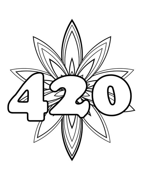 420 Coloring Pages