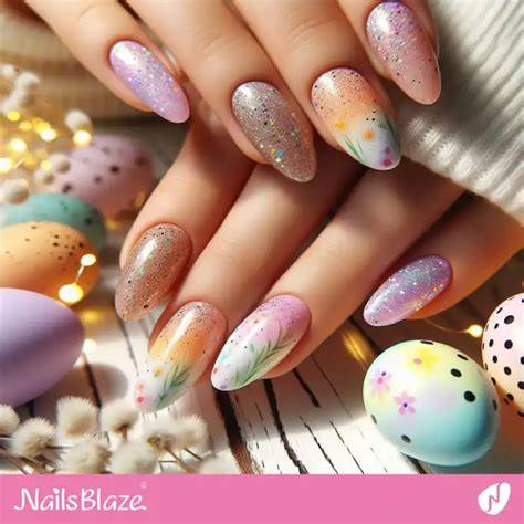 420 Easter Nails