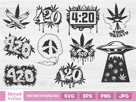 Blaze It! Elevate Your Craft Game with 420 SVG Files -  High-Quality Designs for Your Next DIY Project