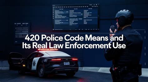 420 police code