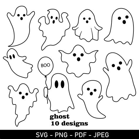 Download 425+ Ghost Halloween Bundle Pics Crafts