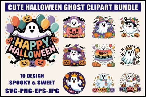 Download 425+ Ghost Halloween Bundle Pics Easy Edite
