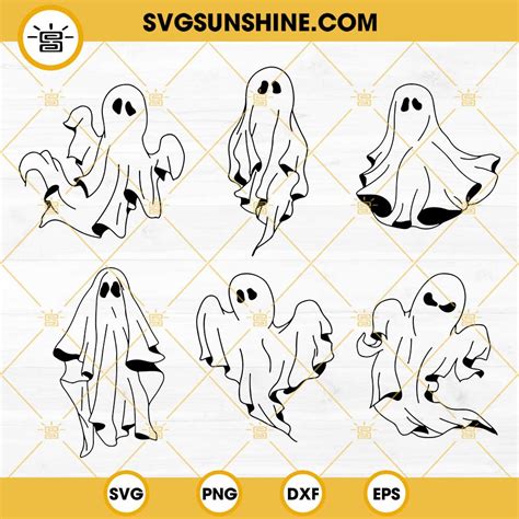 Download 425  Ghost Halloween Bundle Pics Files DXF Files