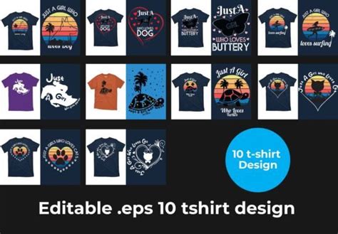 Download 428+ Editable T-Shirt Designs Bundle Gif Crafts