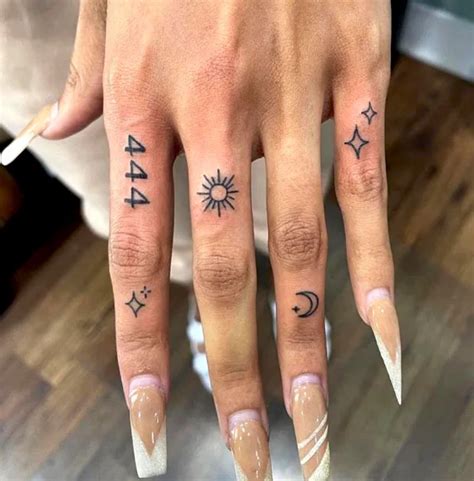 444 Angel Number Finger Tattoo – A Trending Tattoo In 2023