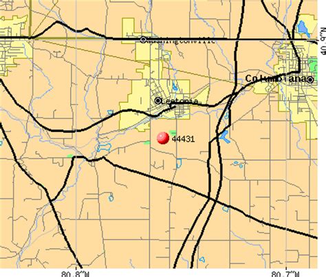 44431 Zip Code Map