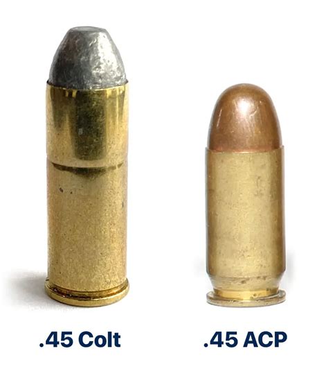 45 acp ammo vs 45 long colt ammo