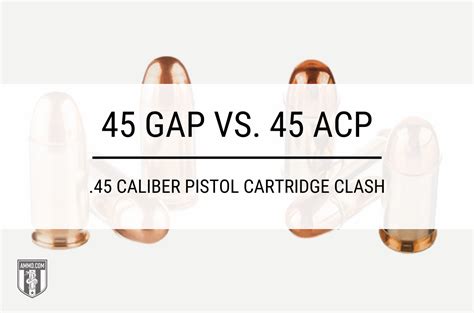 45 Acp Vs 45 Gap