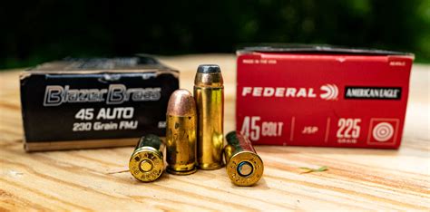 45 colt vs 45 acp ammo