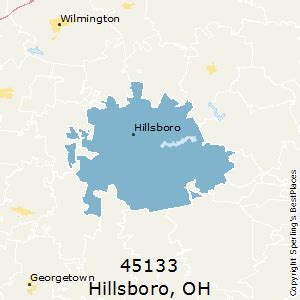 45133 Zip Code Map