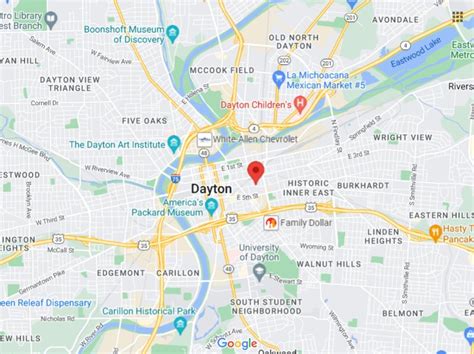 45412 Zip Code Map