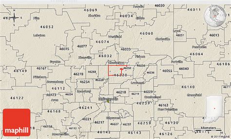 46240 Zip Code Map