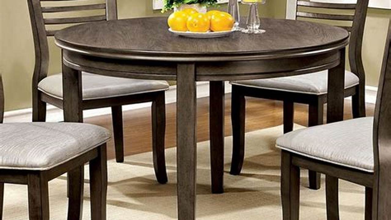 48 Inch Kitchen Table and Chairs: The Perfect Fit for Your Dining Room