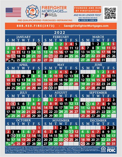 48/96 Shift Calendar 2024