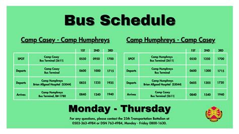 52 Bus Schedule Sunday