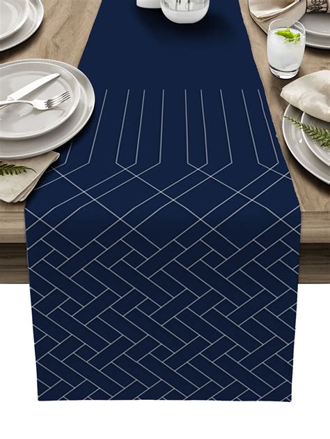 48 Inch Navy Blue Table Runner