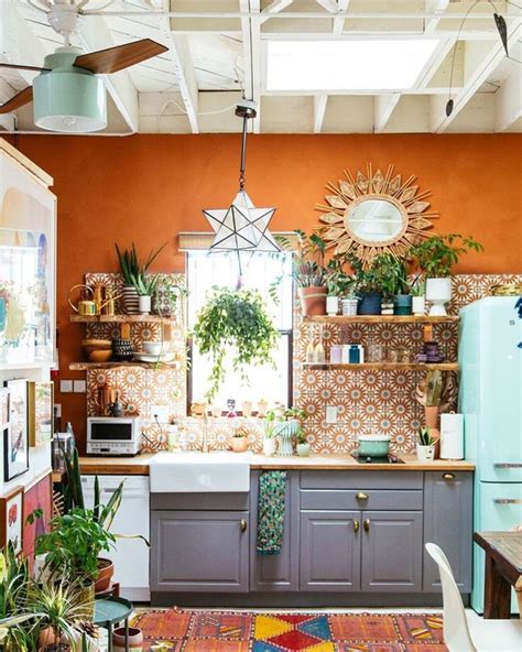 49 colorful boho chic kitchen designs digsdigs