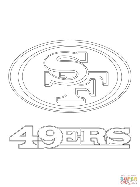 49ers Coloring Page Printable