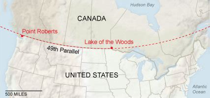 49Th Parallel On Us Map