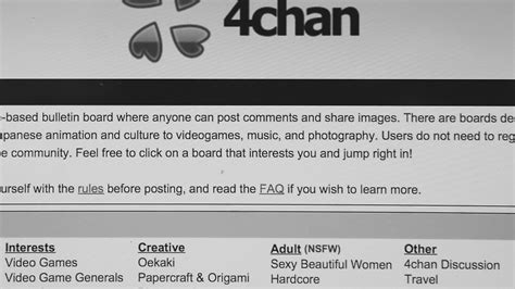 4chan Latest news, views, gossip, pictures, video The Mirror