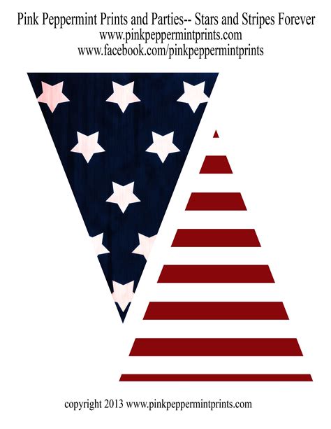15 Free Printable 4th of July Decorations on Love the Day