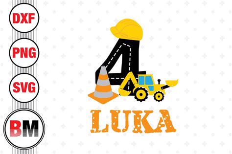 Download 4th Birthday Construction DXF Files