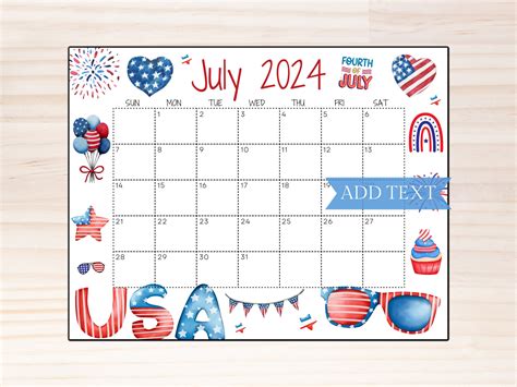 4th Of July 2024 Calendar