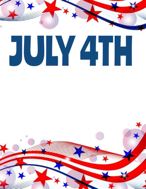 4th Of July Poster Template