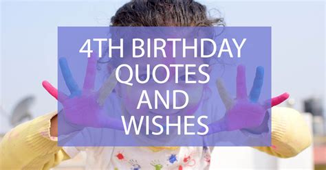 4th birthday quotes about making a difference