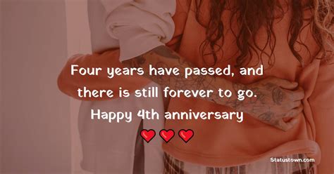 4th love anniversary quotes for husband