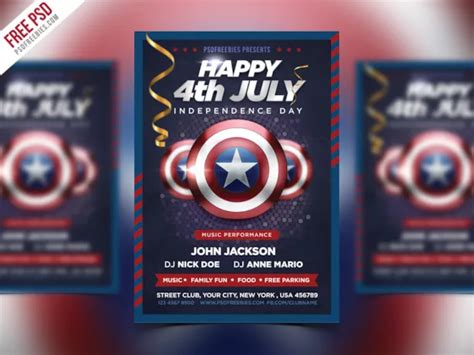Download 4th of July Bundle Commercial Use Free PSD Mockups
