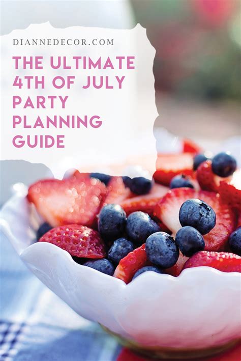4th of July Party Planning