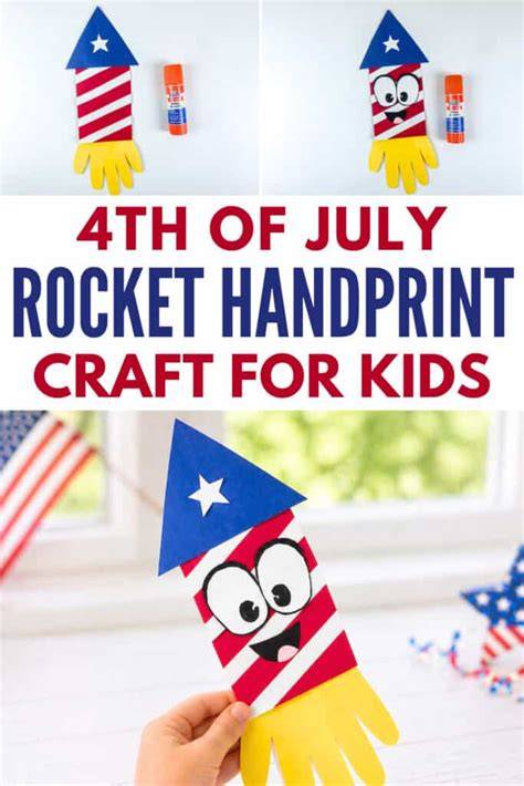 4th of July Rocket Craft Instructions