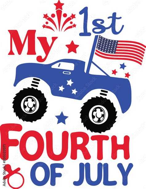 Download 4th of July SVG, 1st Fourth of... Cut Images
