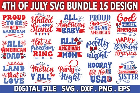 Download 4th of July SVG Bundle / Cut... Commercial Use Free PSD Mockups