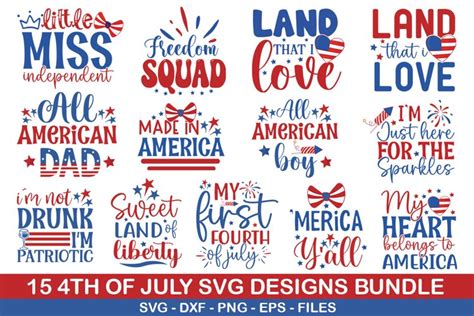 Download 4th of July SVG Bundle / Cut... Easy Edite
