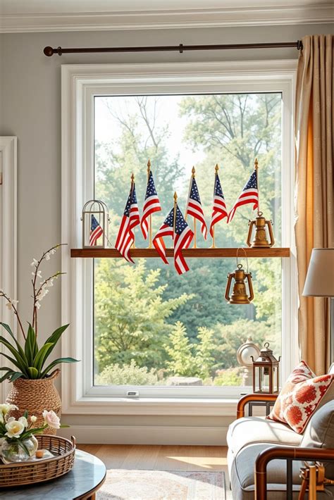4th of July Window Decorations Ideas