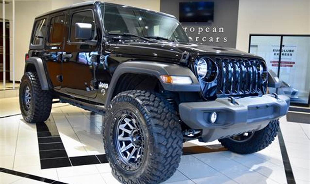 4wd jeep wrangler for sale