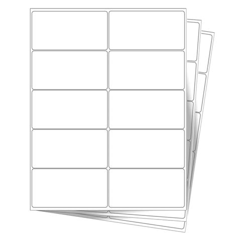 4X2 5 Label Template