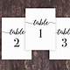 4x6 Table Numbers Template
