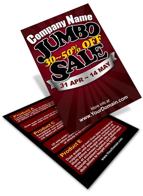 4x6 Flyer Template