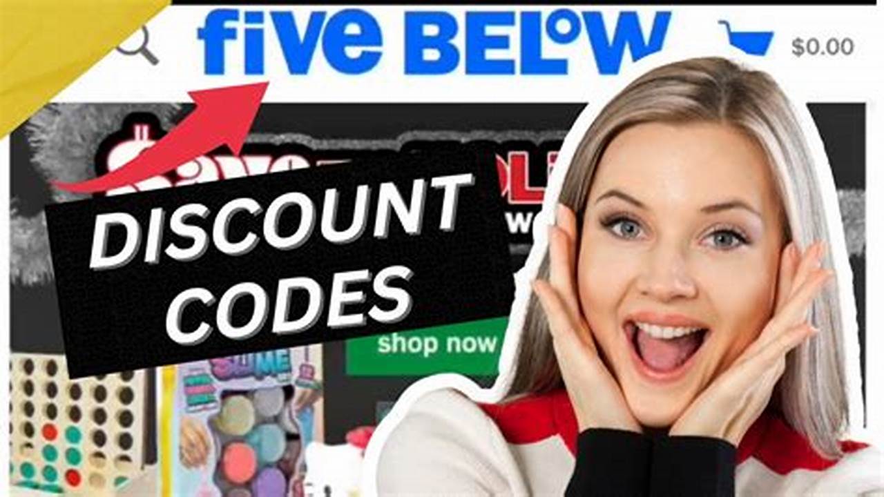 5 Below Promo Code 2024